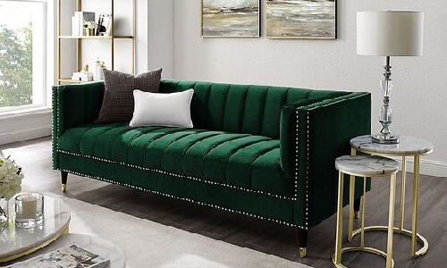 Velvet Sofa A Durable and Easy to Clean Option
